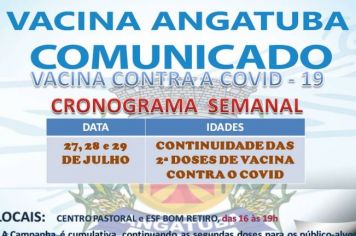 Vacinação Covid - Angatuba