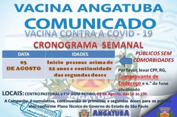 Vacinação Covid - Angatuba