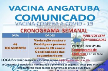 Vacinação Covid - Angatuba