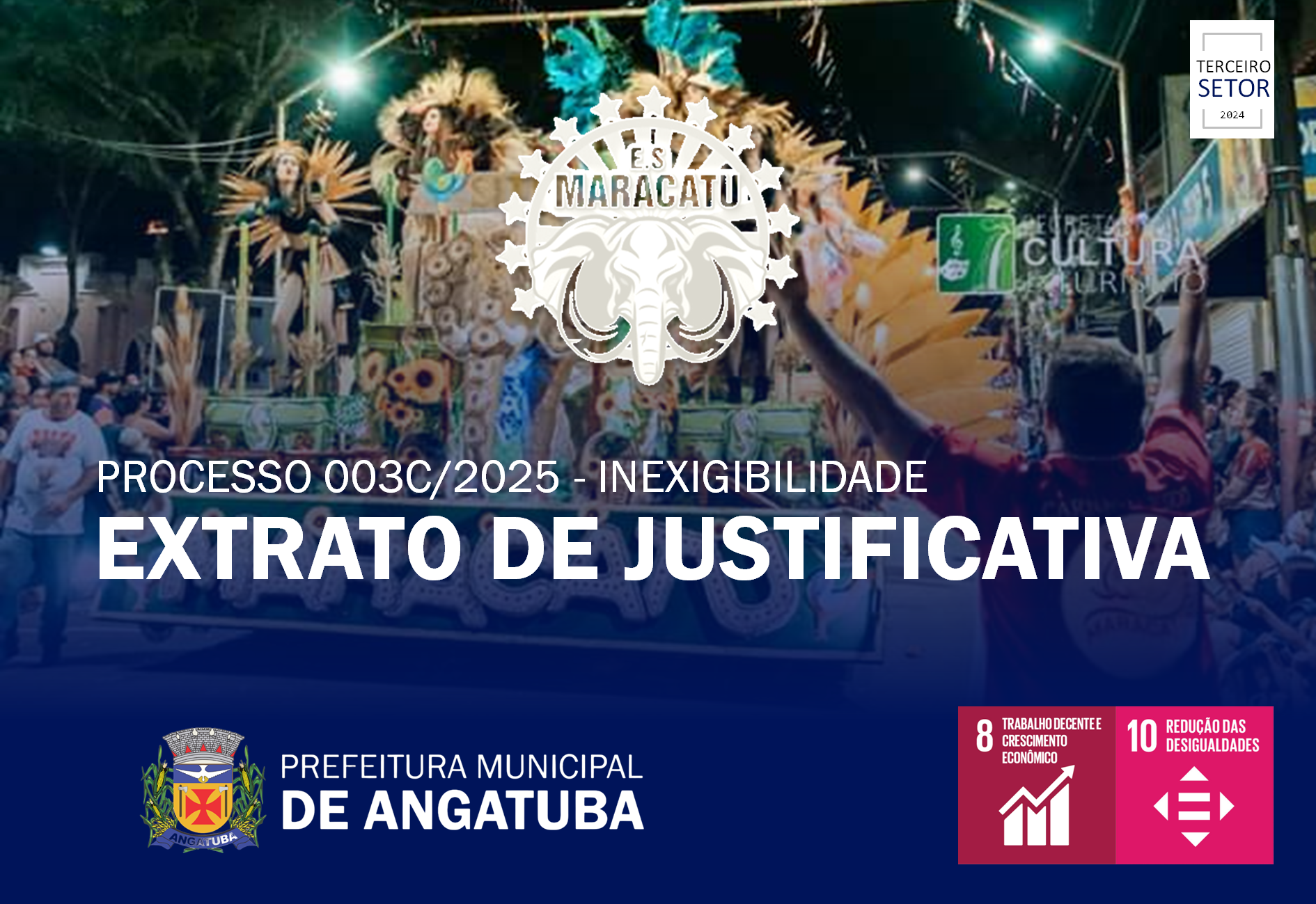 Extrato de Justificativa de Inexigibilidade de Chamamento Público