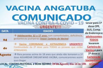 Vacinação Covid - Angatuba