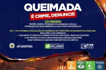 QUEIMADA É CRIME, DENUNCIE!