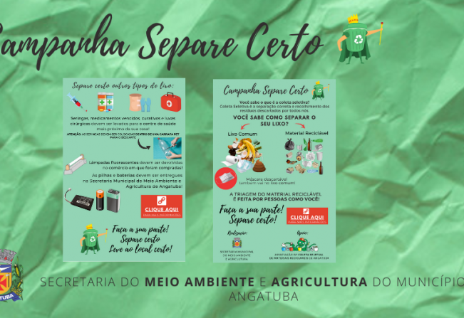 Campanha Separe Certo