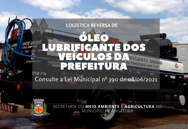 Coleta de 3 mil litros de Óleo Lubrificante do Barracão da Prefeitura