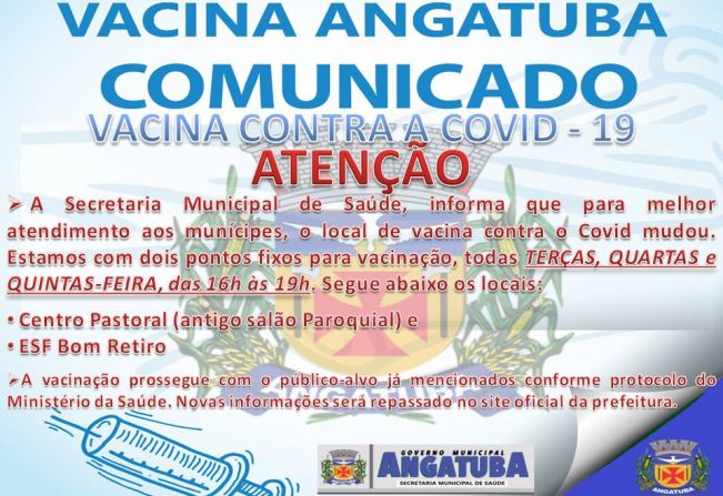 Comunicado Vacina COVID-19